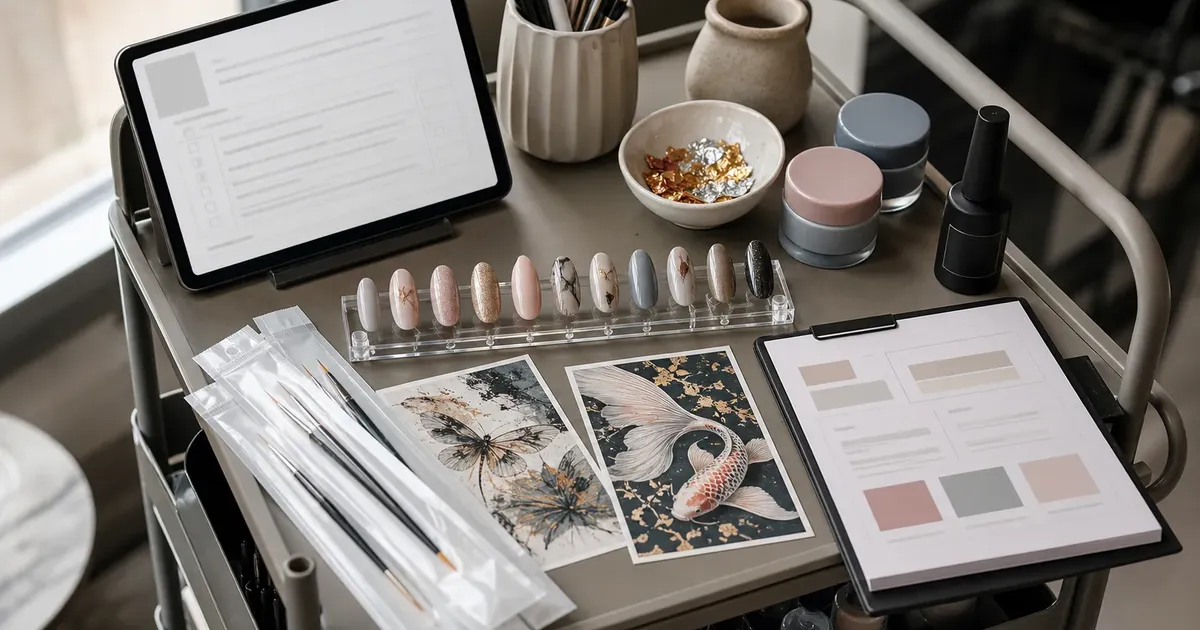 Story-led nail art is turning sets into booking signals