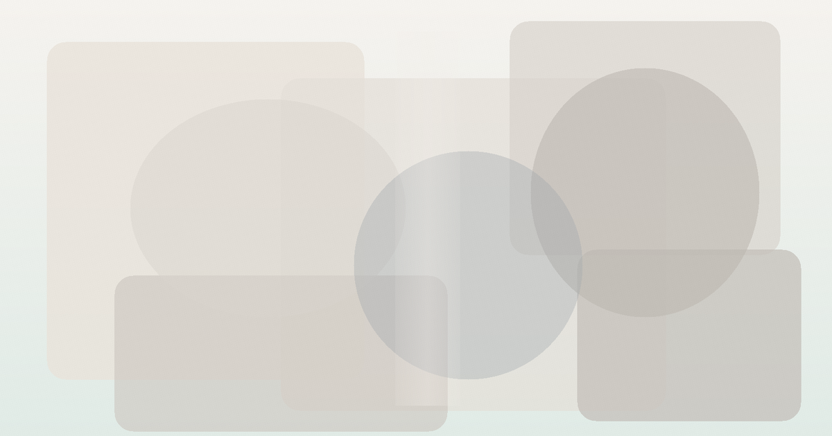 Abstract bone and stone forms layered like cosmetic jars and paper swatches on a soft neutral background.